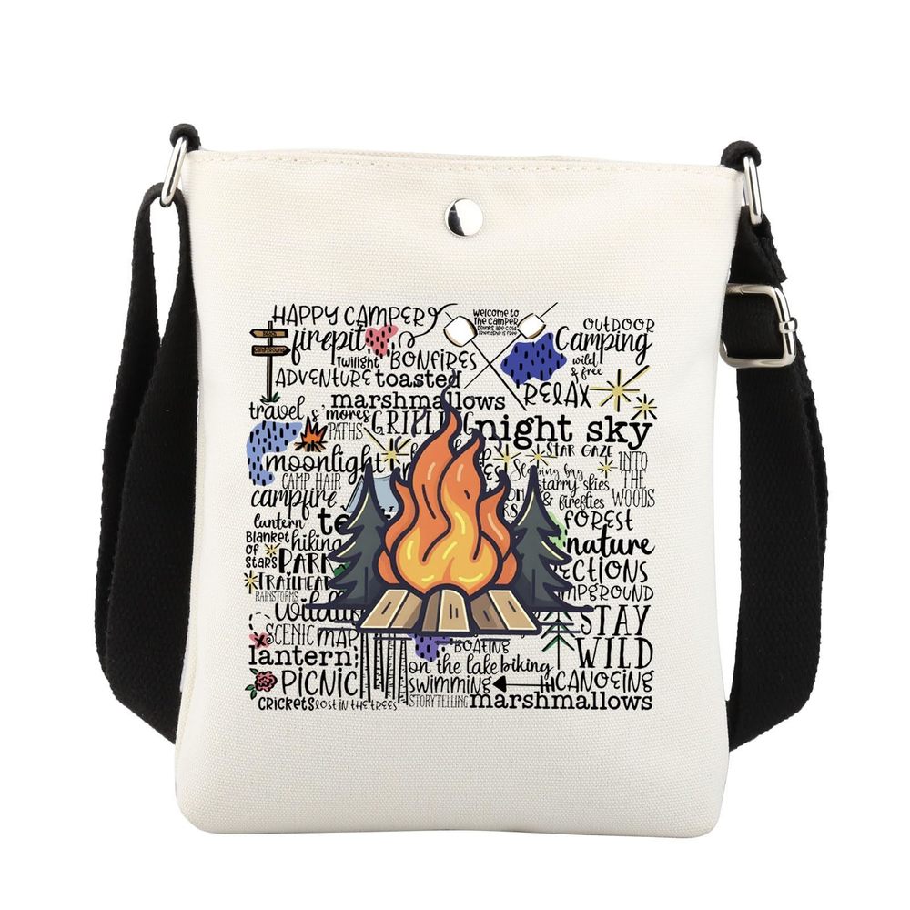 Camping Crossbody Bag Funny Camping Gifts Camping Lovers Gifts Hay Camper :<